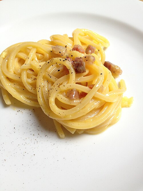 File:La Molisana Spaghetti Chitarra Carbonara.jpg