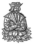 Imaginary depiction of Leszko II in Sarmatiae Europeae descriptio by Alexander Guagnini