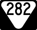 State Route 282 marker