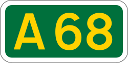A68 shield