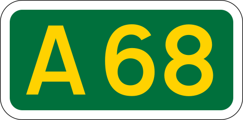 File:UK road A68.svg