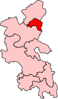 A small constituency in the north-west of the county.