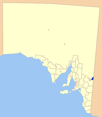 Location of the Renmark Paringa Council