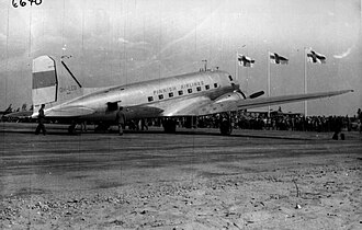 Douglas DC-3 at Oulu airport