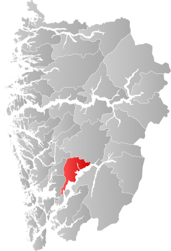 Kvam within Vestland