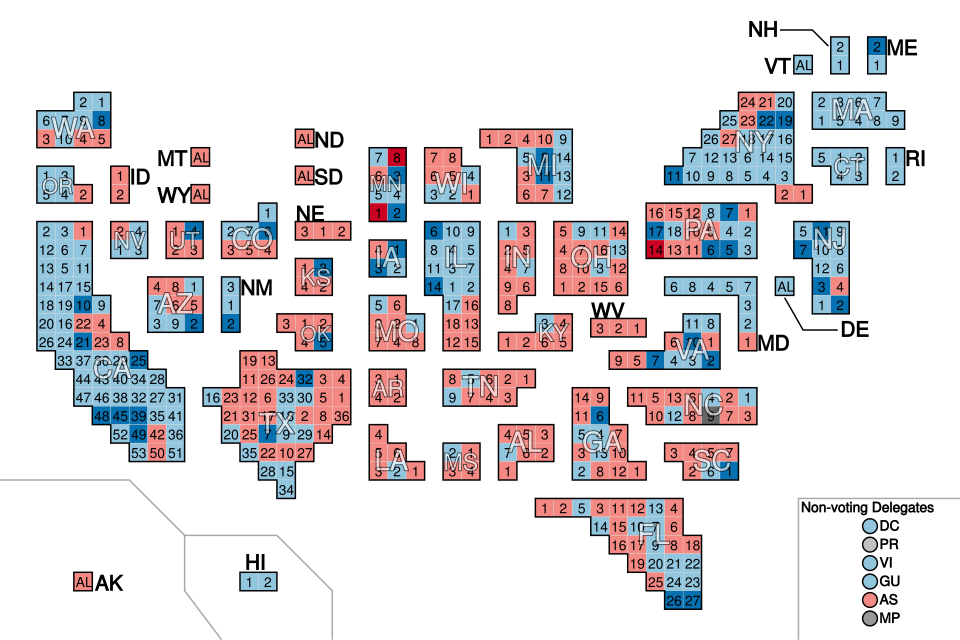 File:2018 US House Election Results cartogram.svg