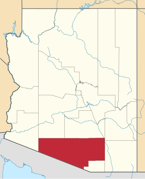 File:Map of Arizona highlighting Pima County.svg