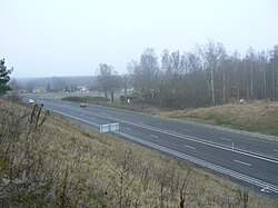 Swedish National road 51 at Svärtinge
