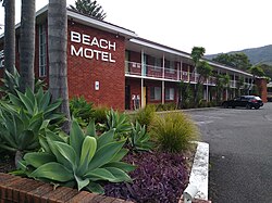 A picture of a motel
