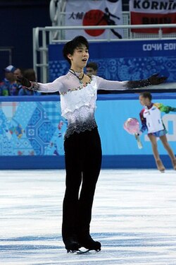 Yuzuru Hanyu at the 2014 Winter Olympics