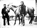 Captain Hume (right)
