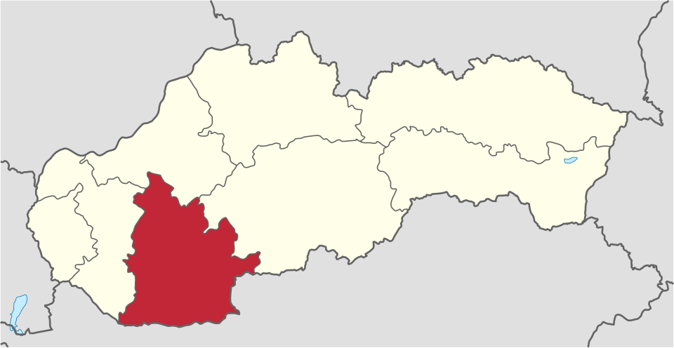 File:Nitriansky kraj in Slovakia.svg