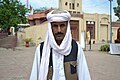 Baloch man outdoors with a paag