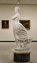 January 1stThe West Wind, a marble sculpture
