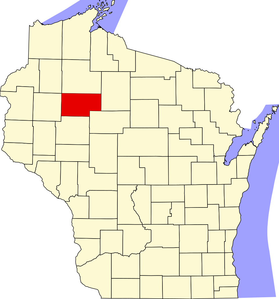 File:Map of Wisconsin highlighting Rusk County.svg