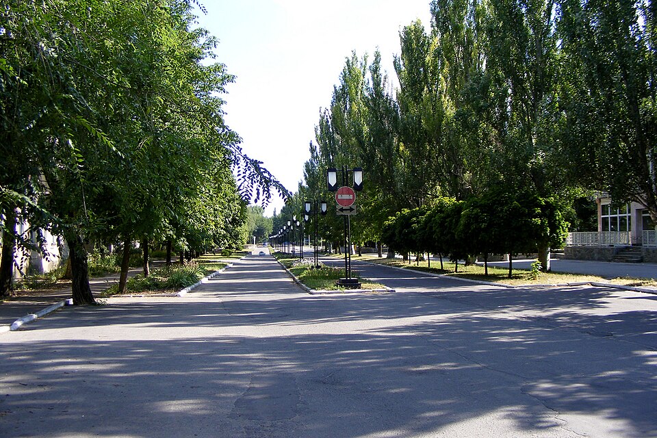 File:Peremohy Street in Mykhailivka (Ukraine).jpg