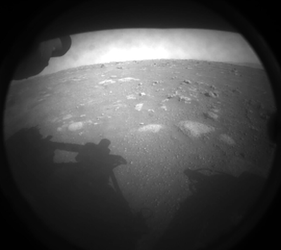 File:Perseverance's first photo.jpg