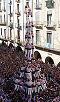 3 in 10 with triple base by Minyons de Terrassa, 2014