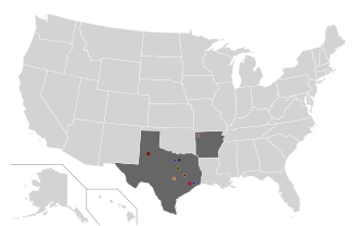 Location of teams in