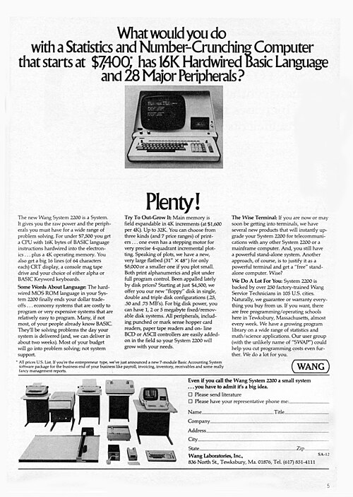 File:Wang System 2200 Computer 1974.jpg