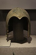 Helmets from the Warring States period in Eastern Zhou Dynasty, China, 403 BCE - 221 BCE