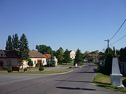 Centre of Horní Dunajovice