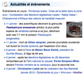 fr:Paedophryne amauensis featured in the "News" section of the Main page of the French Wikipedia. Traffic stats for January 2012.