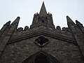 View of the steeple from the main door