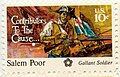 Salem Poor (1747–1802), African-American soldier and war hero