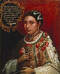 Sebastiana Ynes Josepha de San Agustin. Unknown artist, 1757.