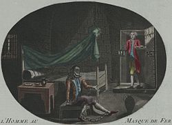 L'Homme au Masque de Fer.Anonymous print (1789)