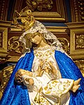 Close-up of Our Lady of Providence shrine.