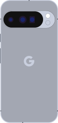 Diagram of a Pixel 8 Pro smartphone in blue.