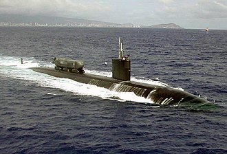 USS Greeneville (SSN-772) off the coast of Honolulu, Hawaii