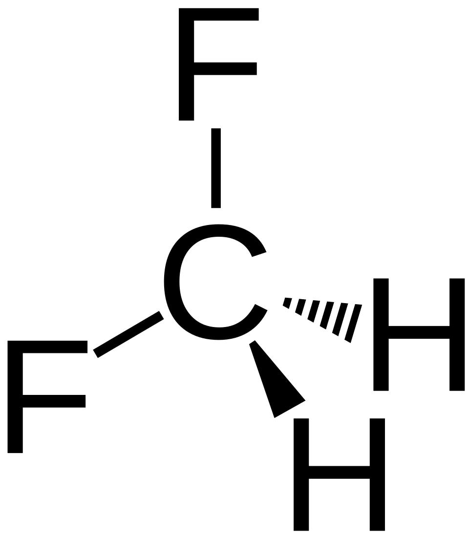 File:Difluoromethane-2D-skeletal.svg