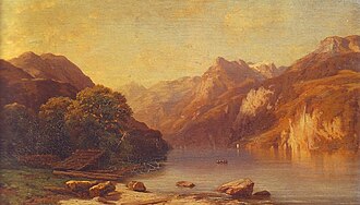 View of the lake