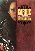 First edition dust jacket of Carrie