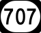 Kentucky Route 707 marker
