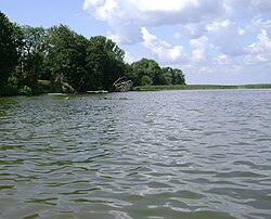 Śniardwy Lake at the Pisz Forest near Ruciane-Nida