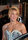 2009 winner Shakira.