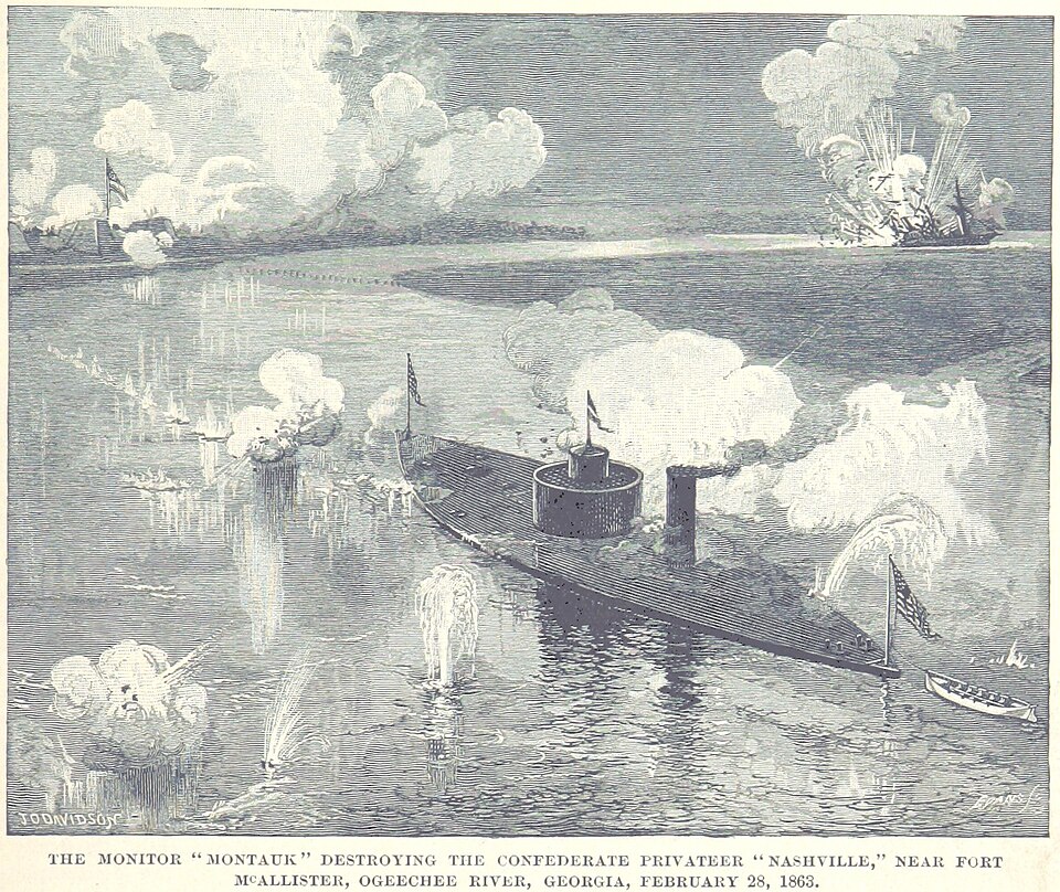 File:USS Montauk destroys CSS Nashville.jpg