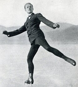 Werner Rittberger at the Toronto Skating Club carnival