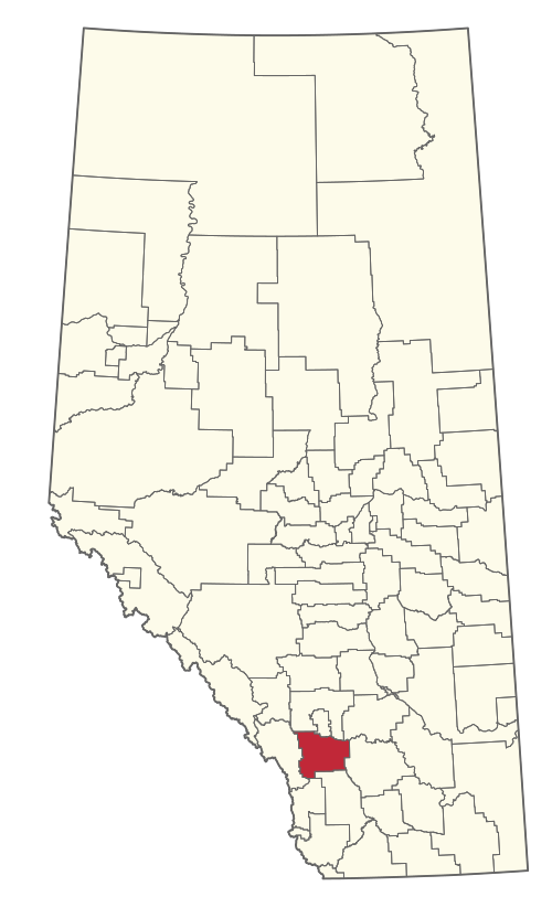 File:AB locator FOOTHILLS COUNTY.svg