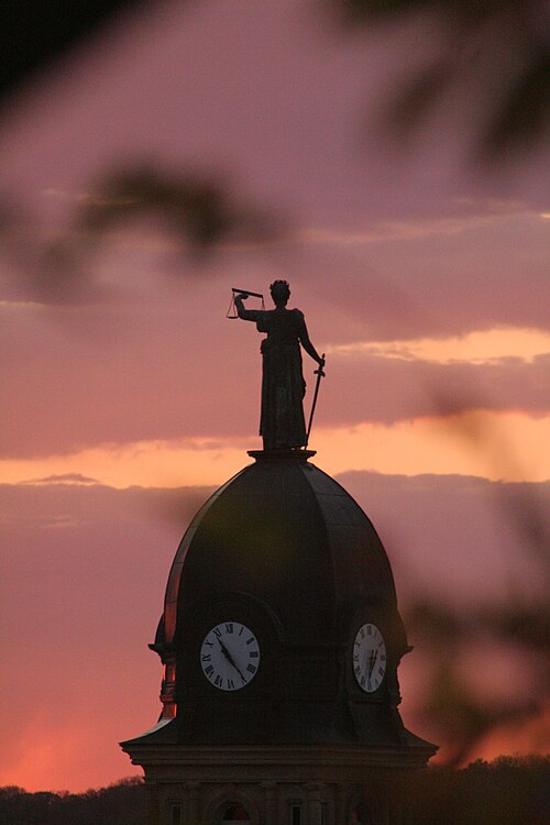 File:Blue Earth County Courthouse Clocktower.JPG