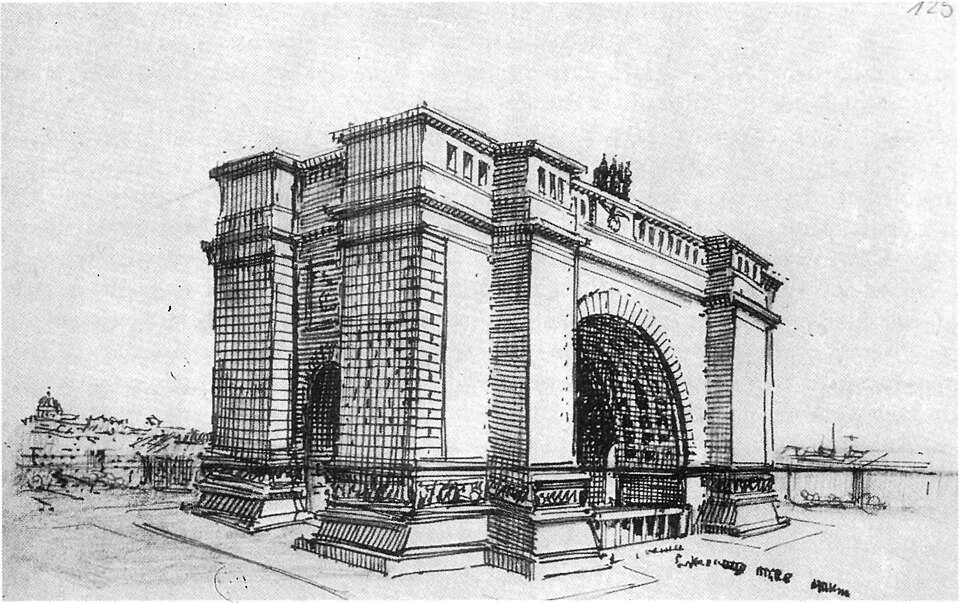 File:Triumphbogen by Hitler.jpg