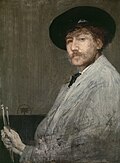 James Whistler, Self-portrait, c. 1872, Detroit Institute of Arts