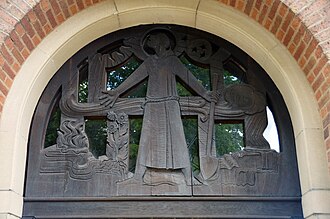 Bournville St Francis John Pool tympanum