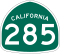 State Route 285 marker