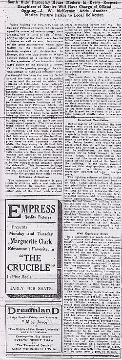 File:Clipping Princess Theatre Edmonton Building 1915.jpg