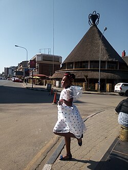 Basotho Hat Shop with a view of Kingsway